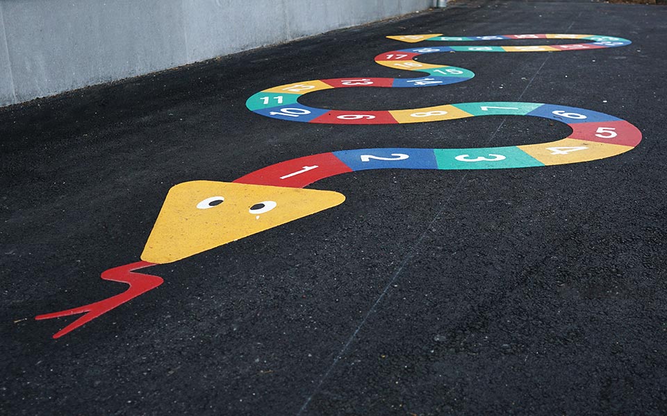 Lekyta på landamäreskolan
